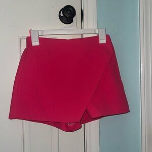 Zara hot pink skort